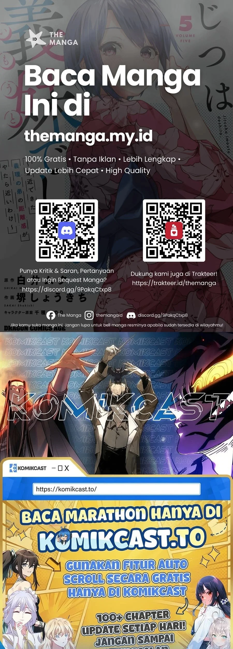 Jitsu wa Gimai (Imouto) deshita. ~Saikin de Kitagiri no Otouto no Kyorikan ga Yatara Chikaiwake~ Chapter 22 Gambar 34