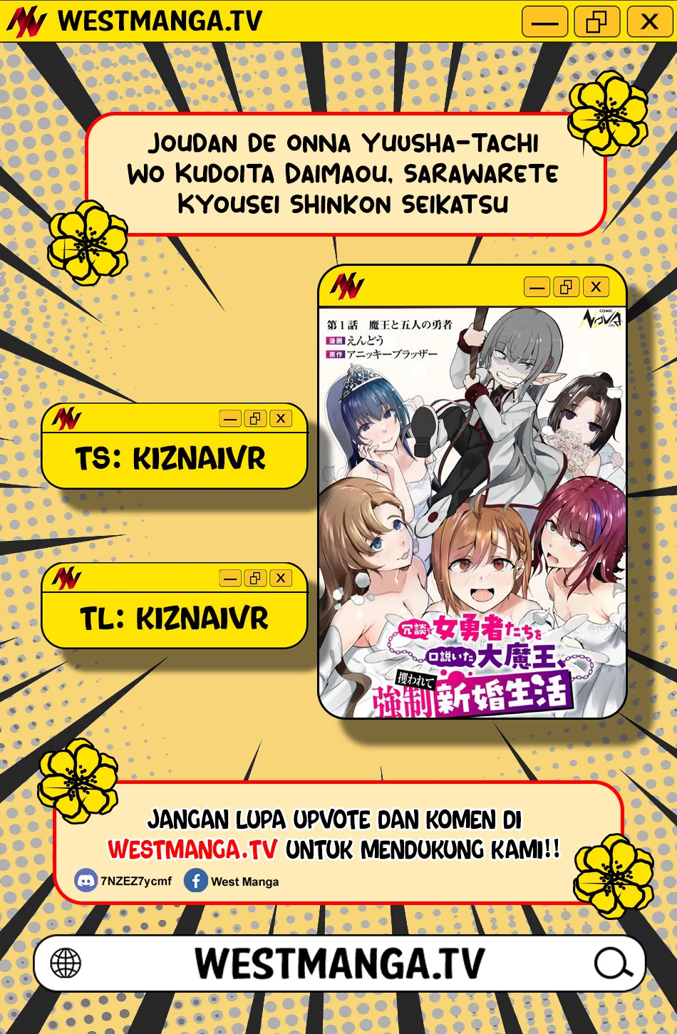 Komik Joudan de Onna Yuusha-tachi wo Kudoita Daimaou, Sarawarete Kyousei Shinkon Seikatsu Chapter 4 gambar 1