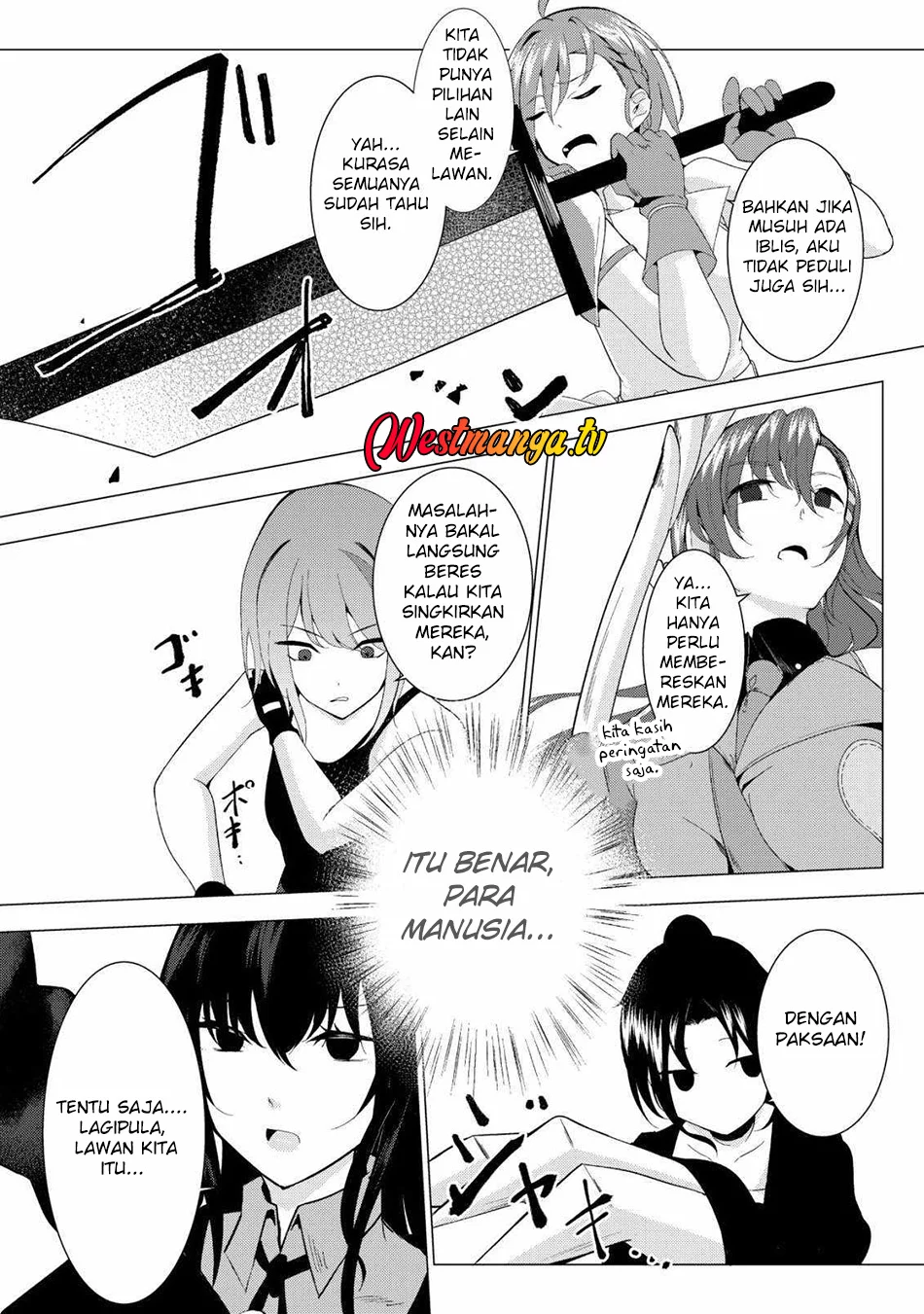 Joudan de Onna Yuusha-tachi wo Kudoita Daimaou, Sarawarete Kyousei Shinkon Seikatsu Chapter 4 Gambar 6