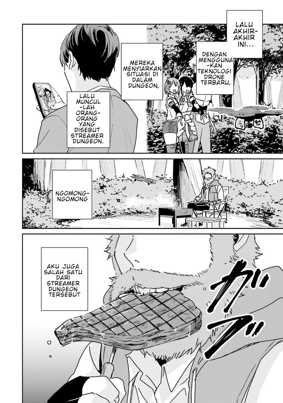 Juusho Futei Camper wa Dungeon de Nonbiri to Kurashitai ~Kiken na Shinsou Monster mo Ore ni Totte wa Shokuzai desu~ Chapter 1 Gambar 7