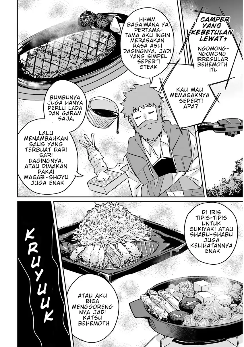 Juusho Futei Camper wa Dungeon de Nonbiri to Kurashitai ~Kiken na Shinsou Monster mo Ore ni Totte wa Shokuzai desu~ Chapter 2 Gambar 9