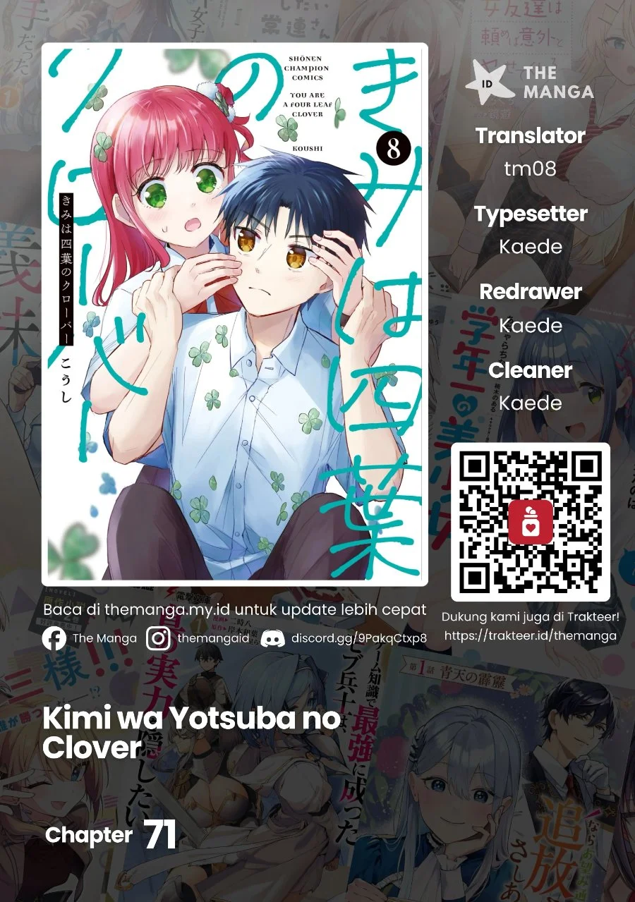 Komik Kimi wa Yotsuba no Clover Chapter 71 gambar 1