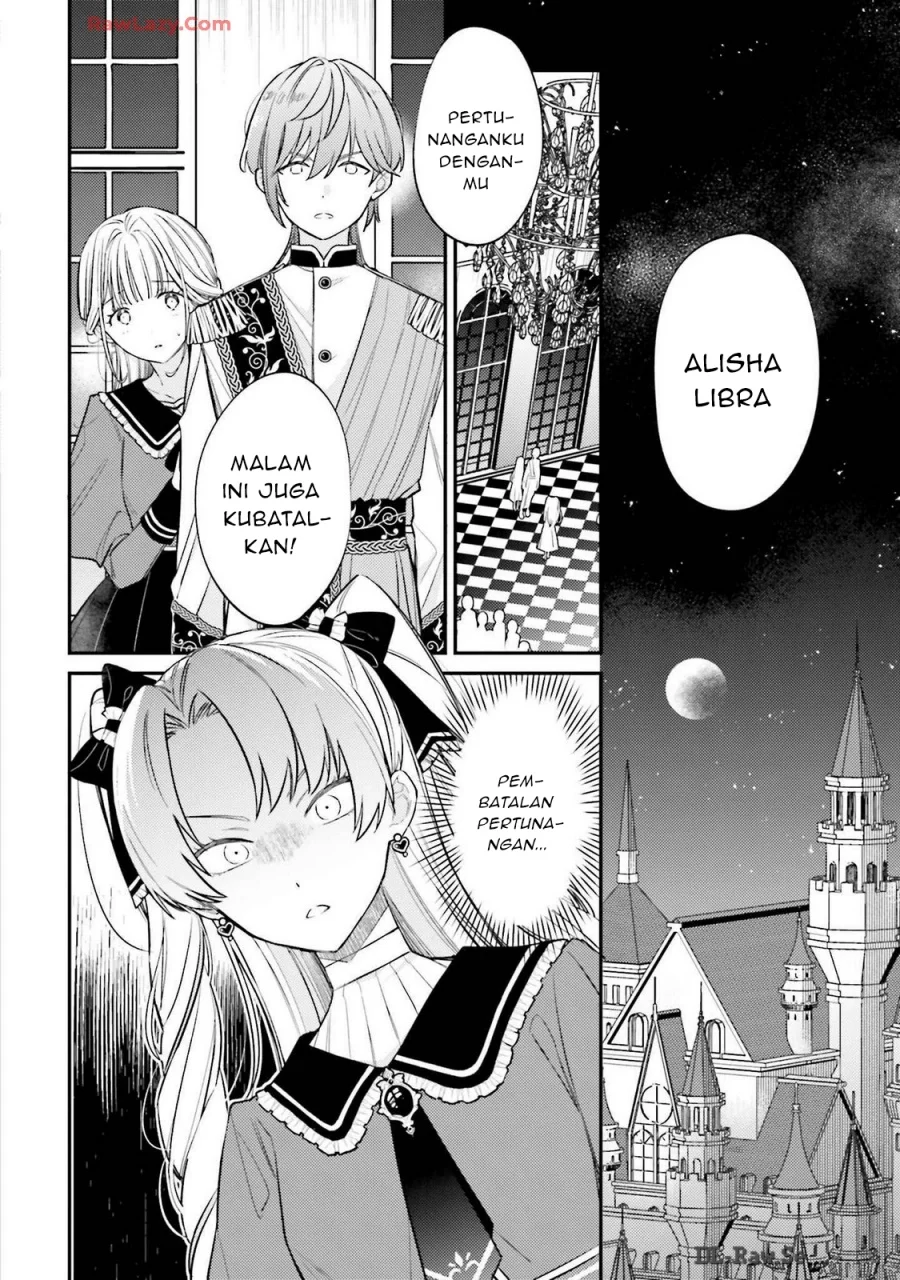 Kirawaremono no Akuyaku Reijou Alisha Libra wa Magerarenai Chapter 1 Gambar 6