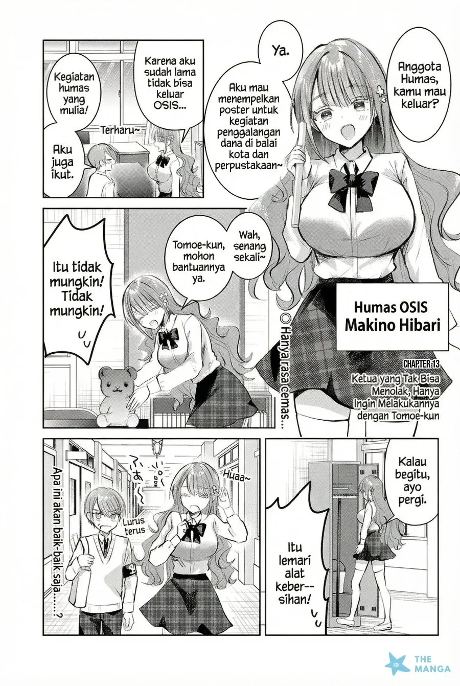 Manga Kotowarenai Kaichou wa Tomoe-kun ni Dake shite Agetai Chapter 13 gambar 2