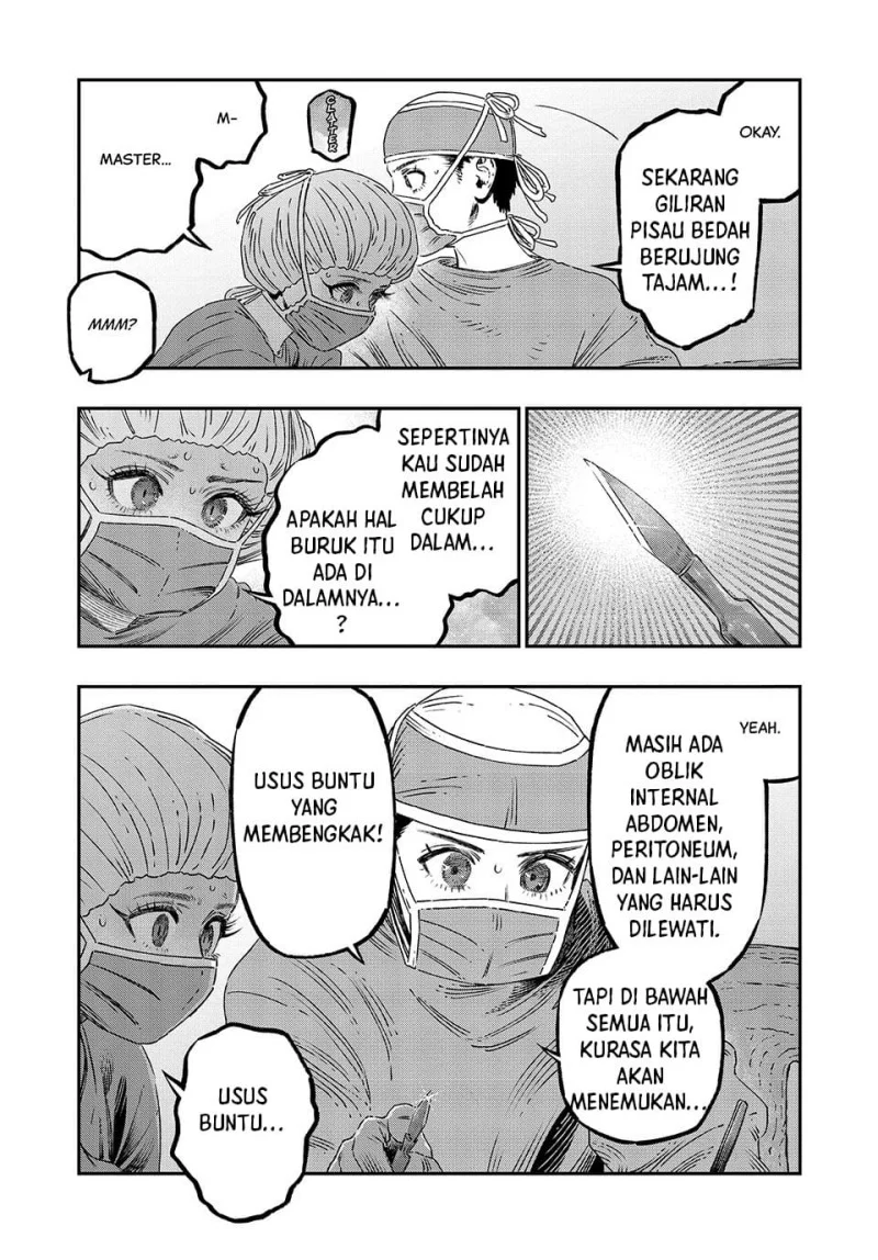 Koudou ni Hattatsu Shita Igaku wa Mahou to Kubetsu ga Tsukanai (THE ISEKAI DOCTOR) Chapter 17 Gambar 33