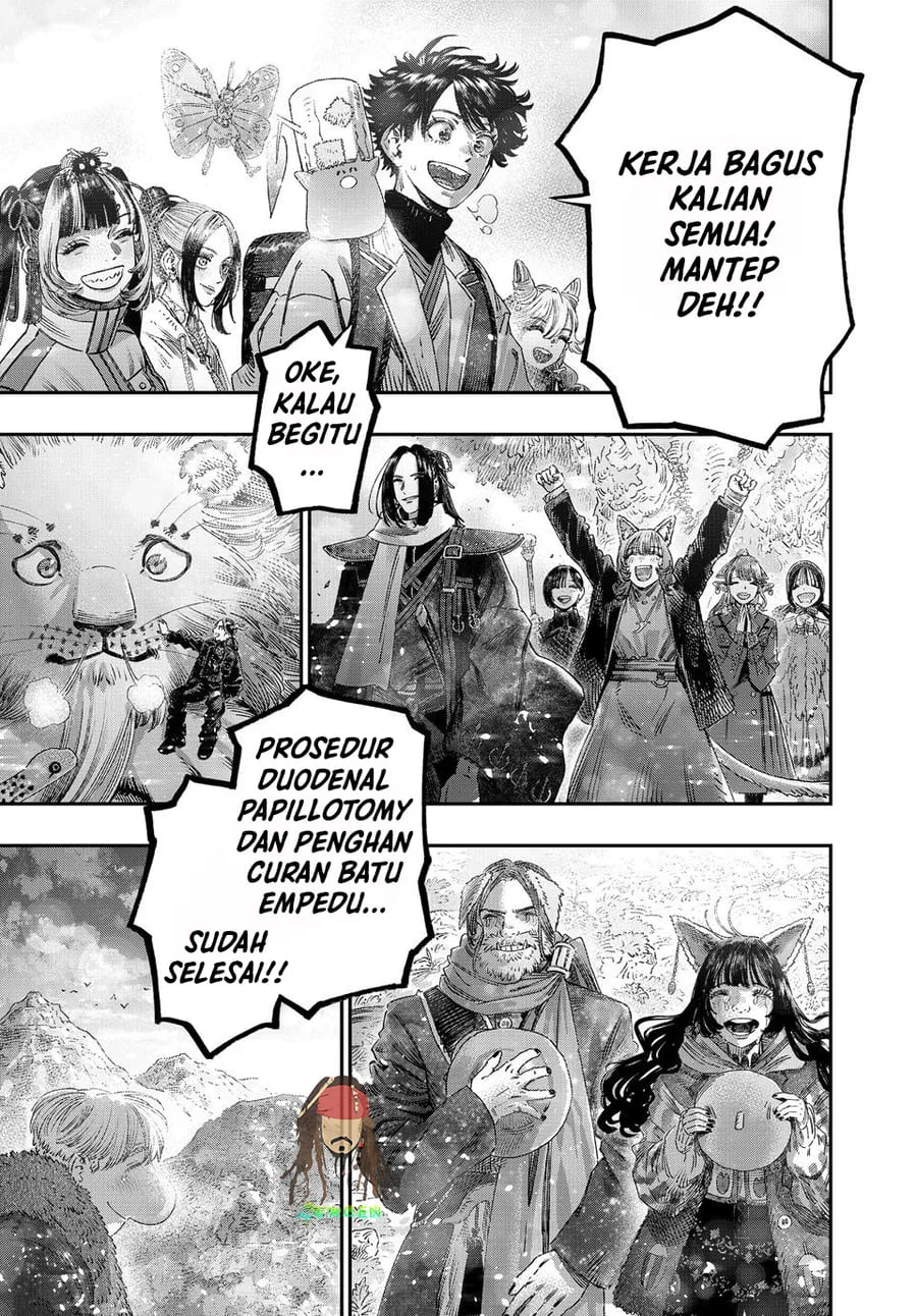 Koudou ni Hattatsu Shita Igaku wa Mahou to Kubetsu ga Tsukanai Chapter 48 Gambar 49