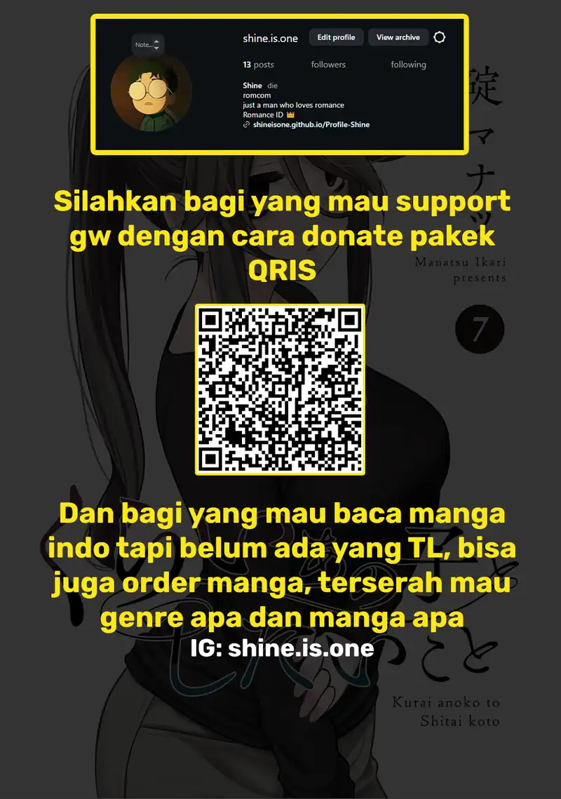 Kurai Anoko to Shitai koto Chapter 94 Gambar 16