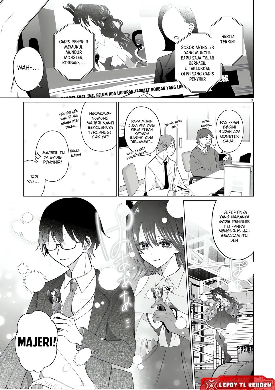 Mahou Shoujo ni Yasashii Gal Chapter 3 Gambar 3