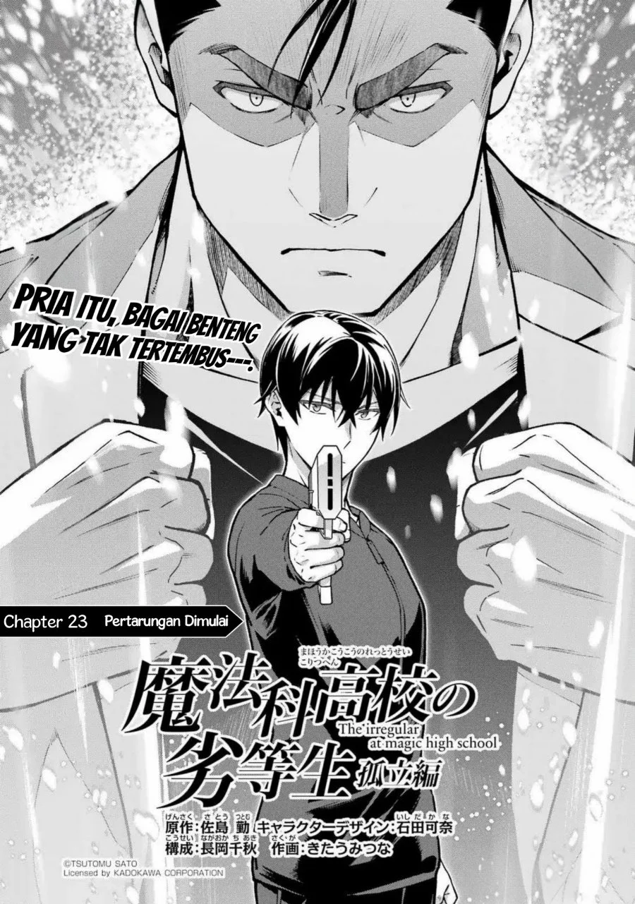Komik Mahouka Koukou no Rettouse Koritsu-hen Chapter 23 gambar 1