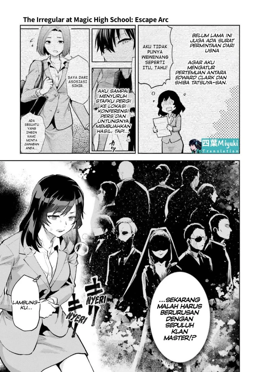Mahouka Koukou no Rettousei Escape-hen Chapter 10 Gambar 19