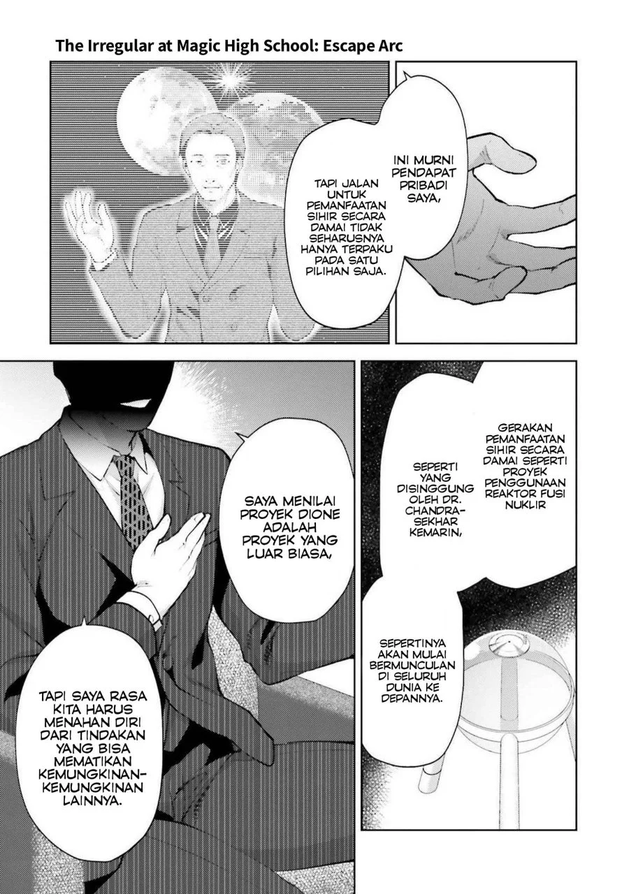 Mahouka Koukou no Rettousei Escape-hen Chapter 15 Gambar 11