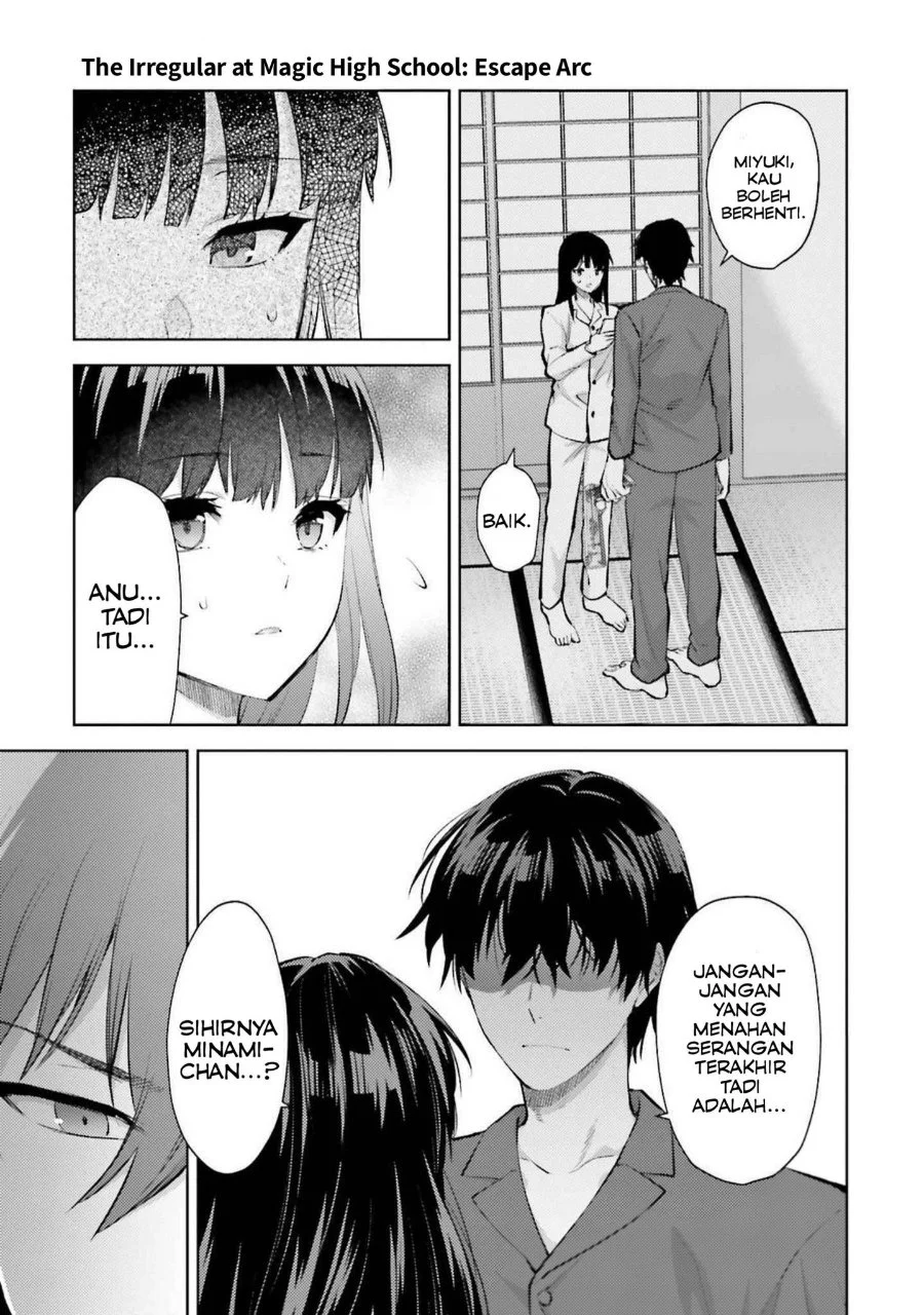 Mahouka Koukou no Rettousei Escape-hen Chapter 17 Gambar 19