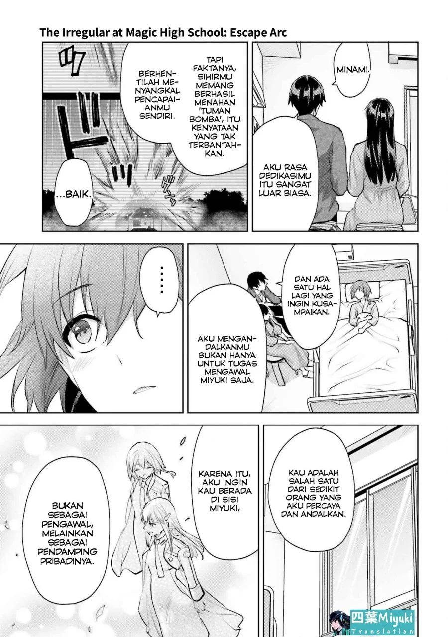 Mahouka Koukou no Rettousei Escape-hen Chapter 21 Gambar 17