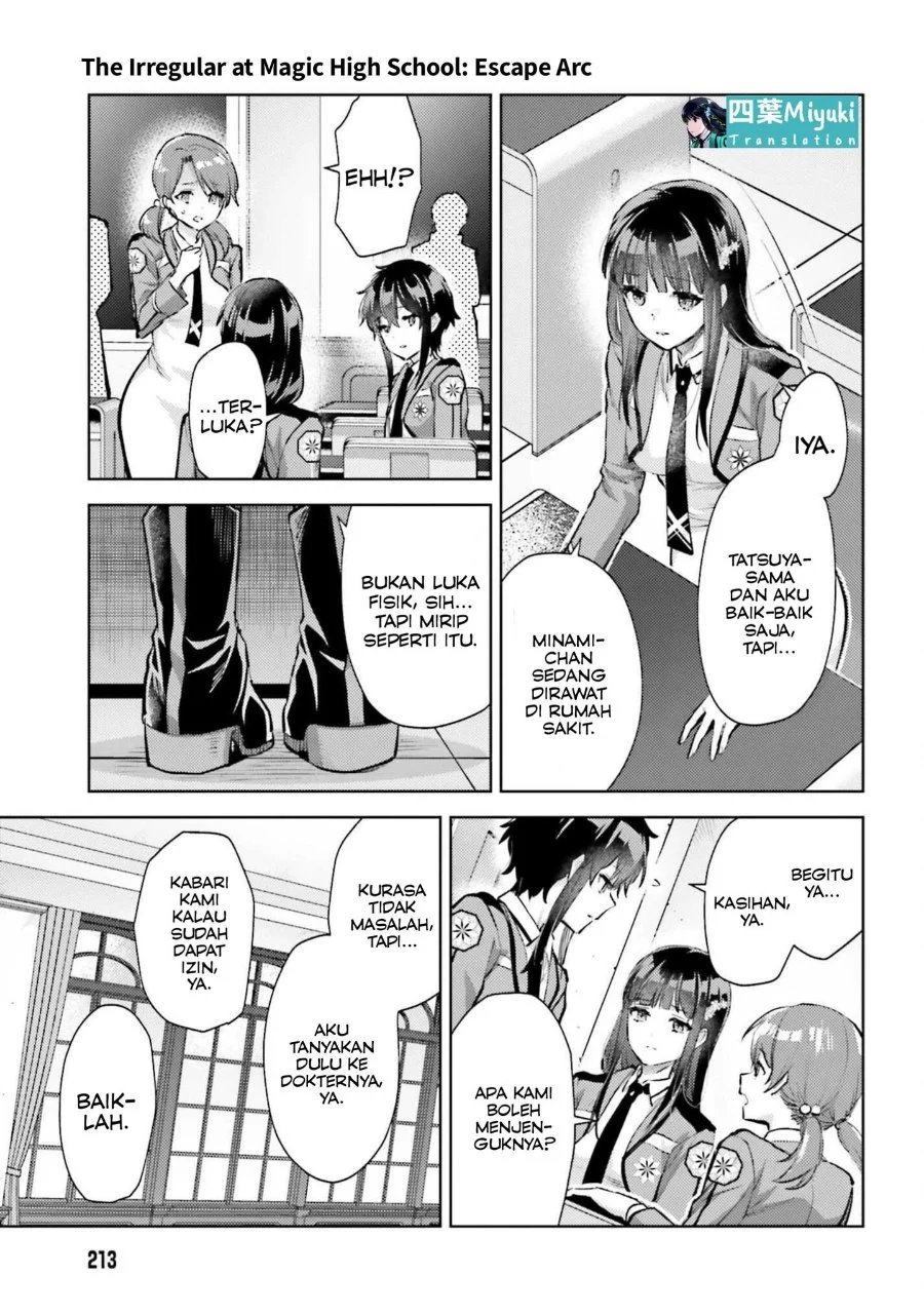 Mahouka Koukou no Rettousei Escape-hen Chapter 22 Gambar 3