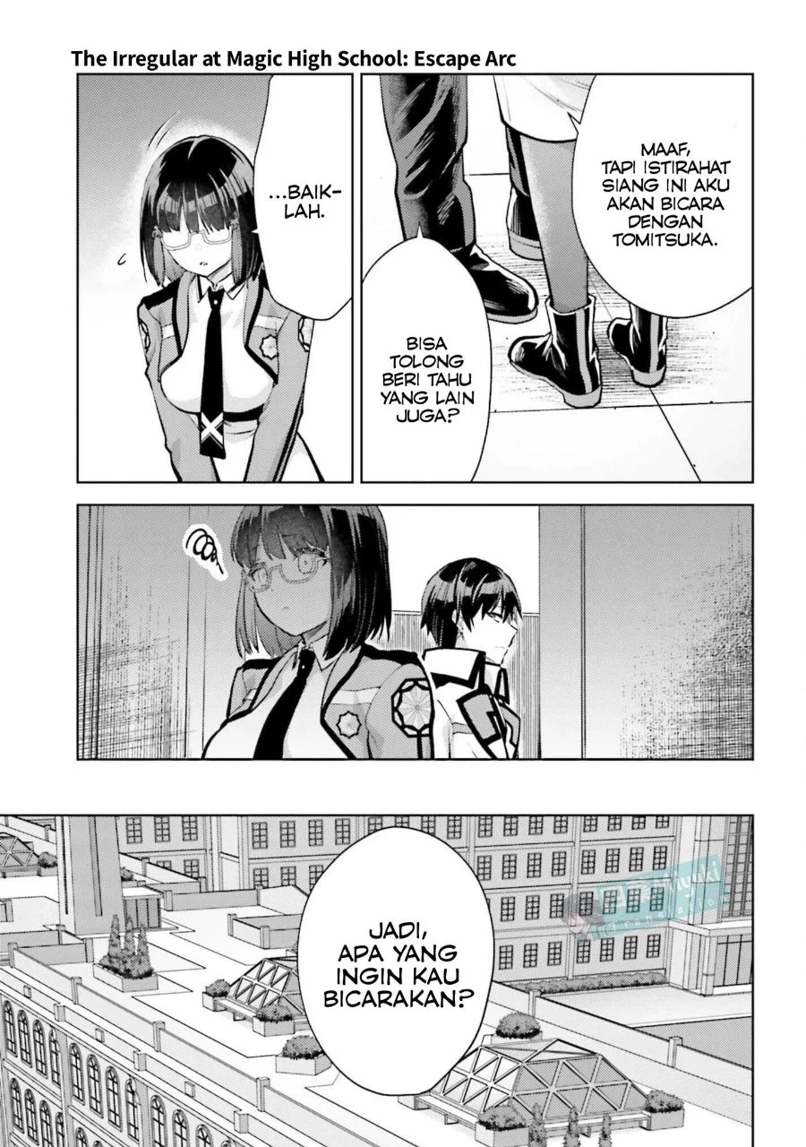 Mahouka Koukou no Rettousei Escape-hen Chapter 24 Gambar 11