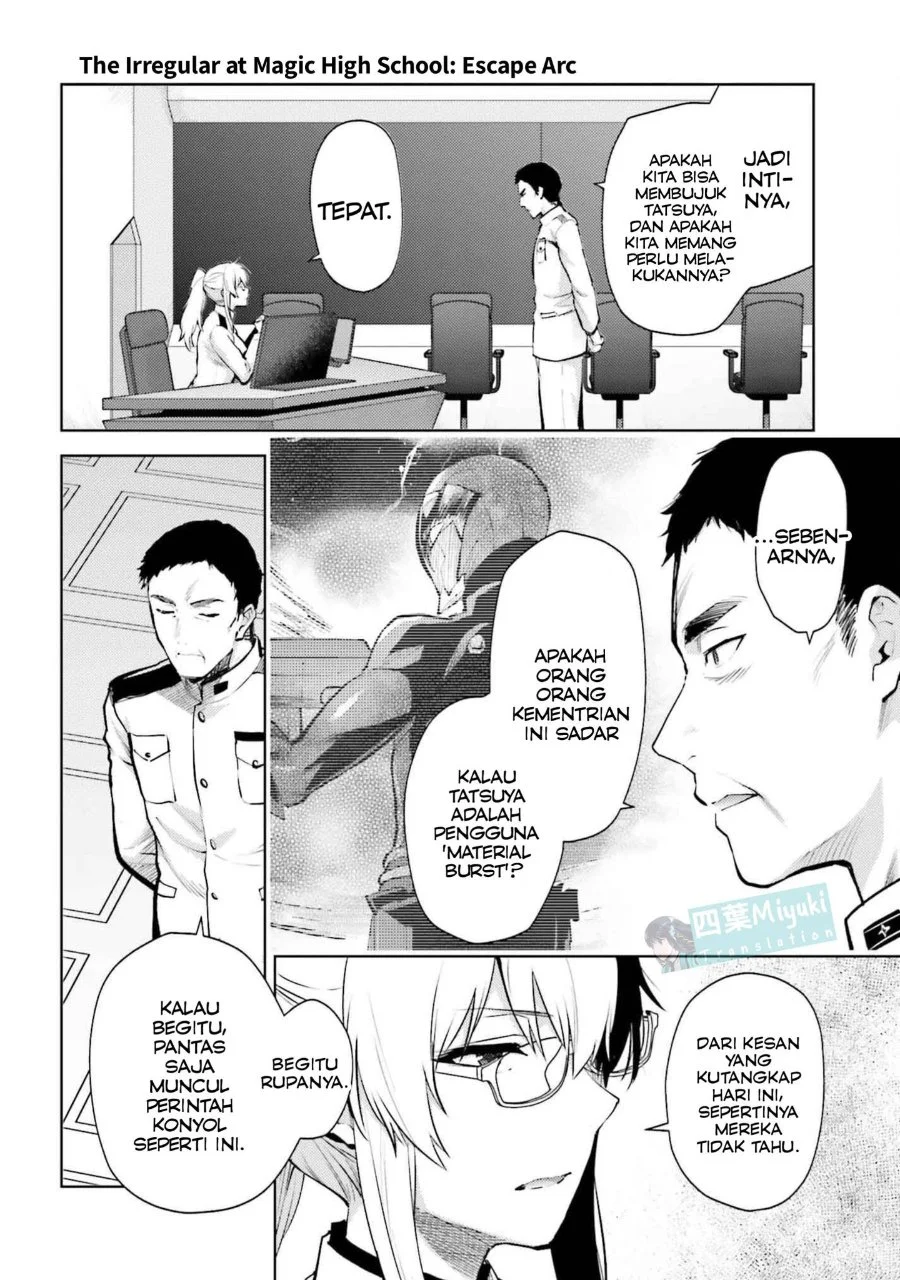 Mahouka Koukou no Rettousei Escape-hen Chapter 25 Gambar 6