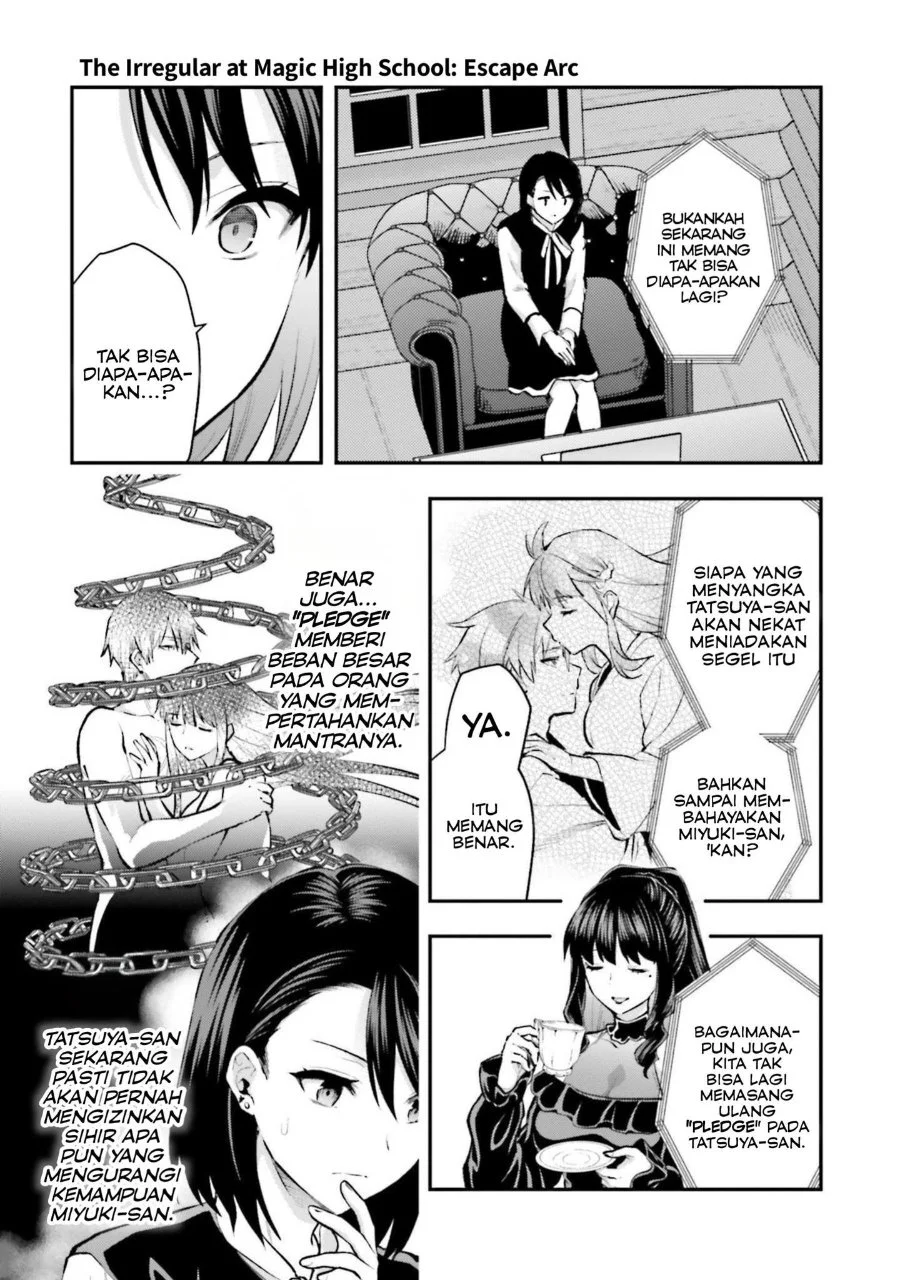 Mahouka Koukou no Rettousei Escape-hen Chapter 3 Gambar 13