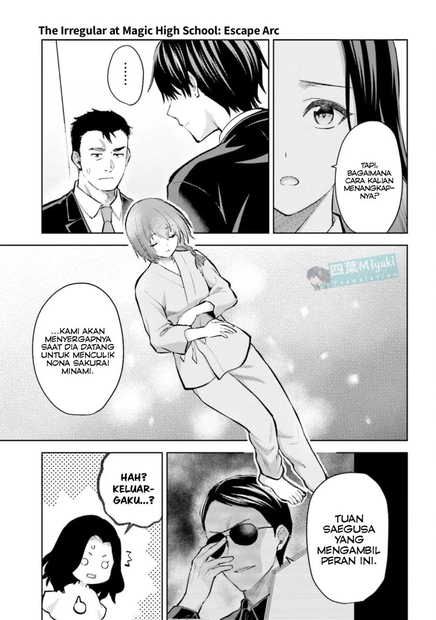 Mahouka Koukou no Rettousei Escape-hen Chapter 32 Gambar 7