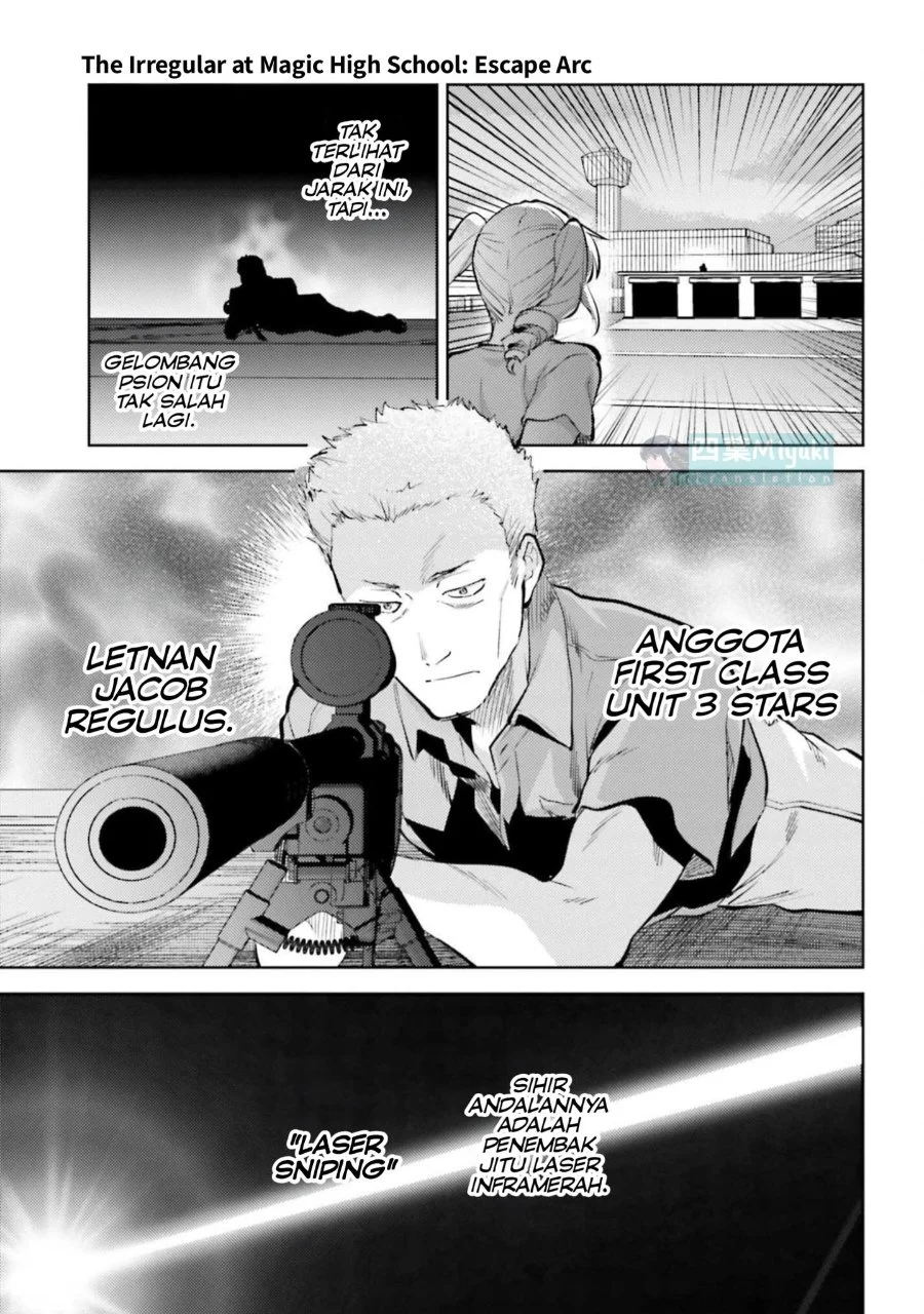 Mahouka Koukou no Rettousei Escape-hen Chapter 33 Gambar 7