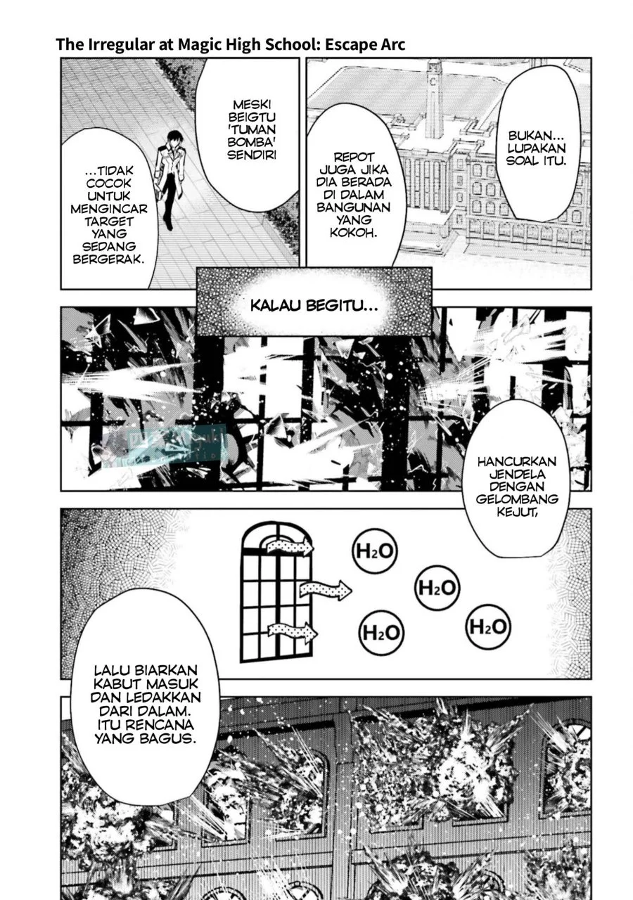Mahouka Koukou no Rettousei Escape-hen Chapter 35 Gambar 9