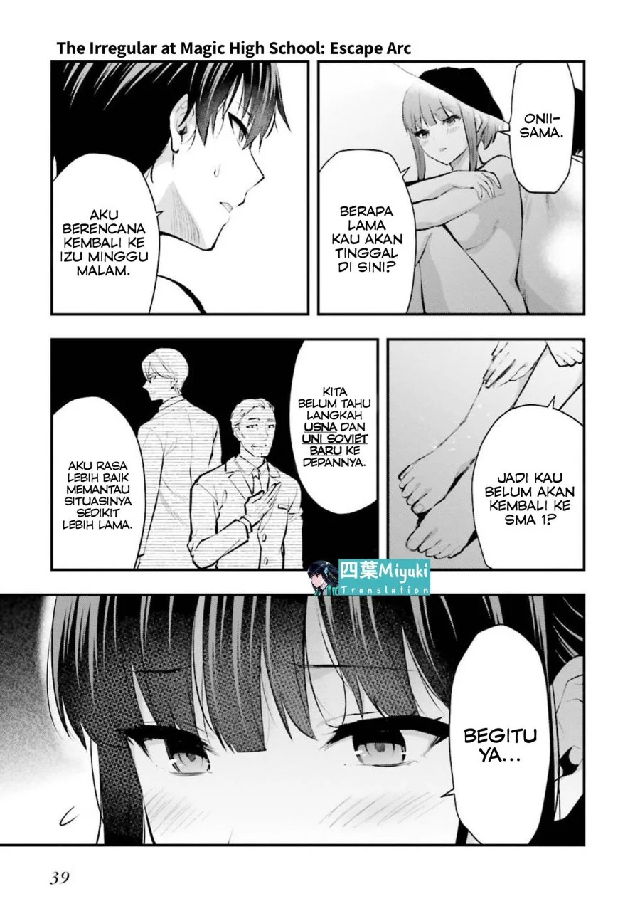 Mahouka Koukou no Rettousei Escape-hen Chapter 6 Gambar 15