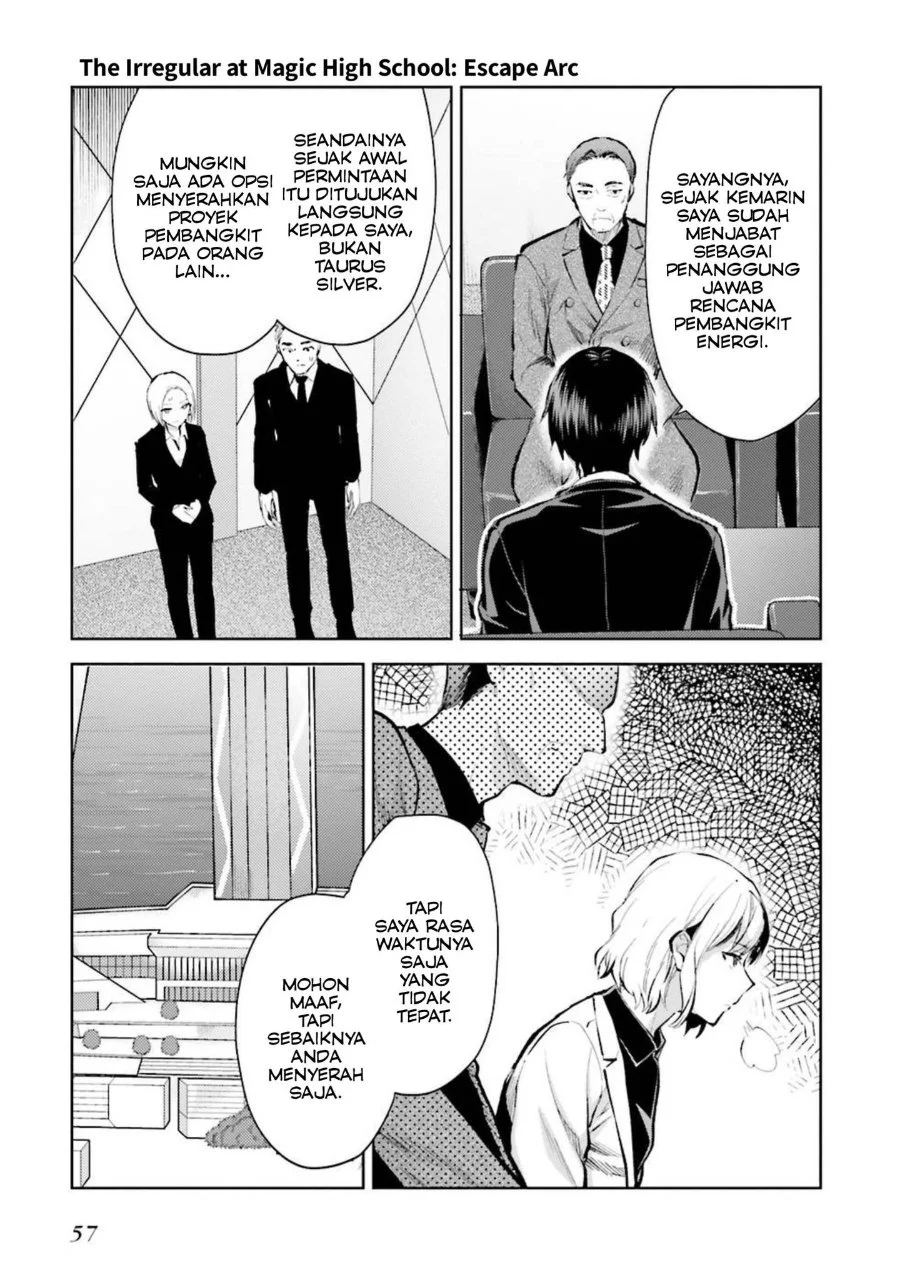 Mahouka Koukou no Rettousei Escape-hen Chapter 7 Gambar 9