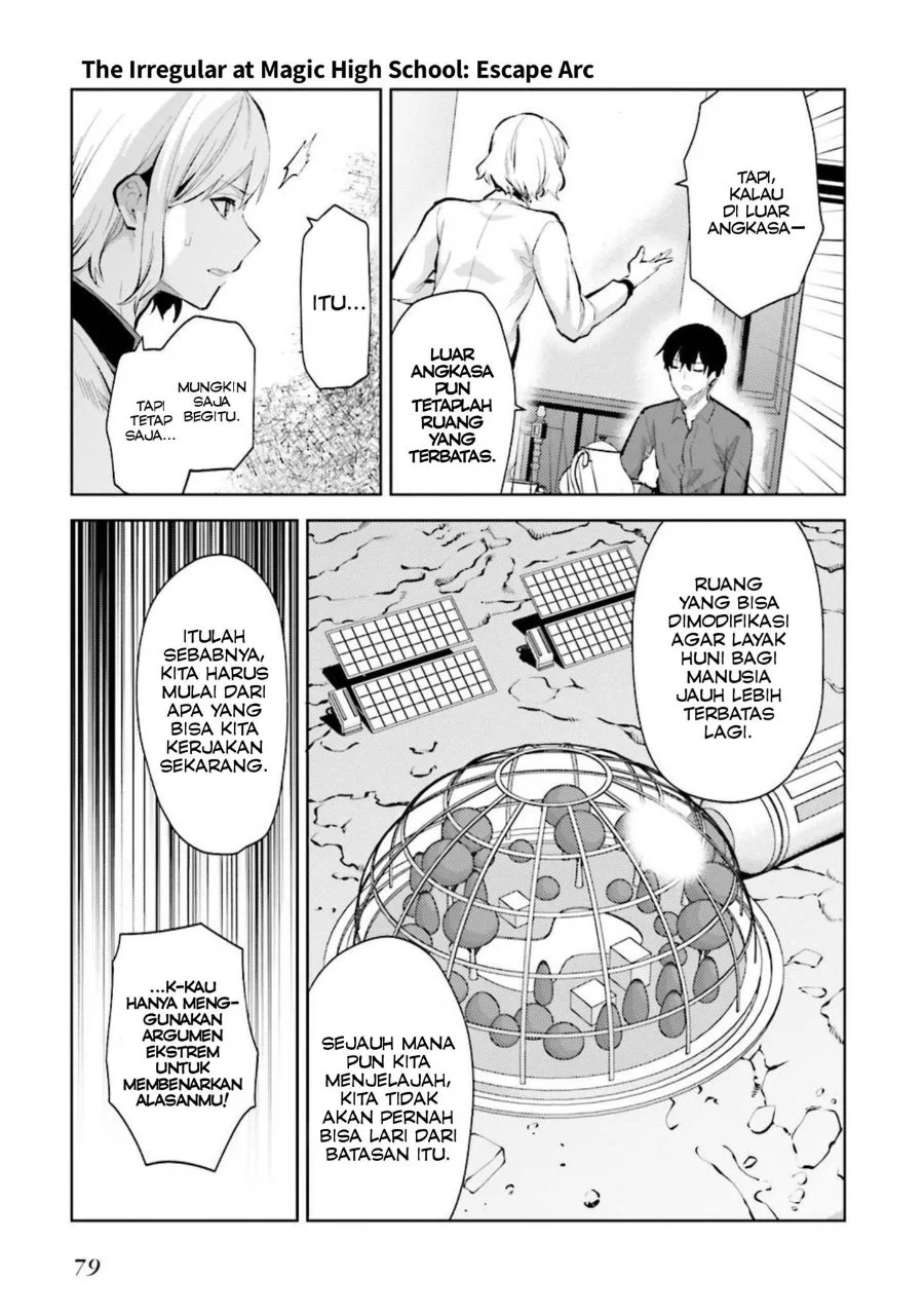 Mahouka Koukou no Rettousei Escape-hen Chapter 8 Gambar 11
