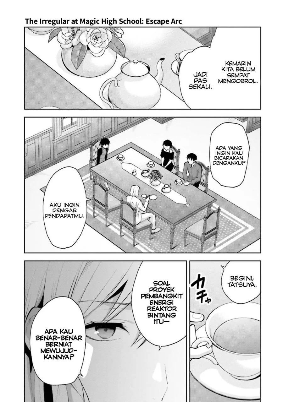 Mahouka Koukou no Rettousei Escape-hen Chapter 8 Gambar 4