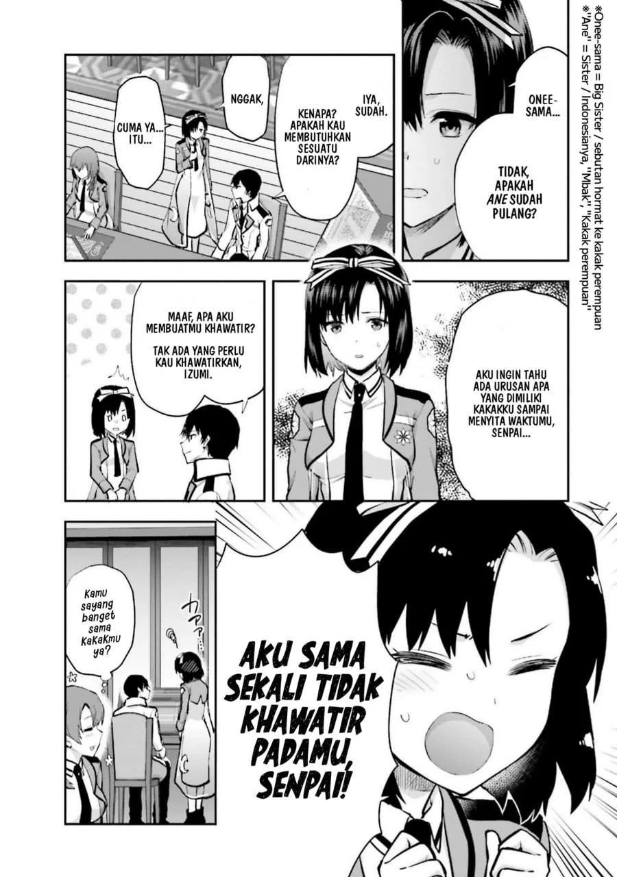 Mahouka Koukou no Rettousei Nama Koto Nairan-hen Chapter 15 Gambar 4