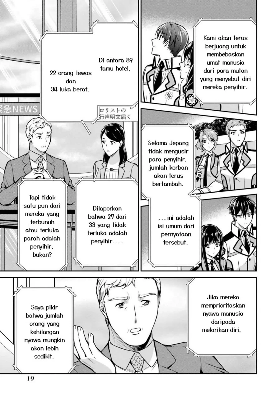 Mahouka Koukou no Rettousei Shizoku Kaigi-hen Chapter 16 Gambar 19