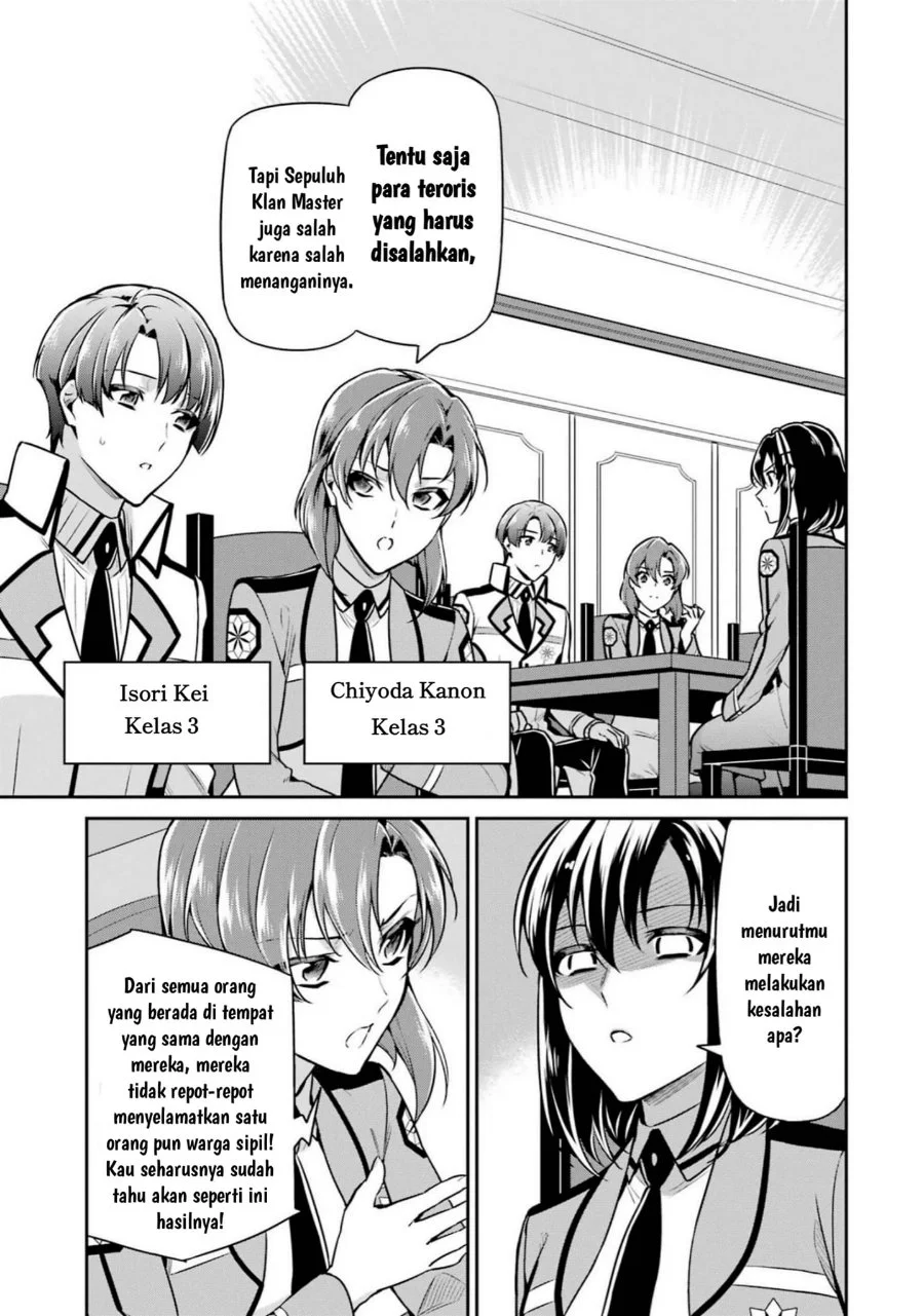 Mahouka Koukou no Rettousei Shizoku Kaigi-hen Chapter 17 Gambar 15