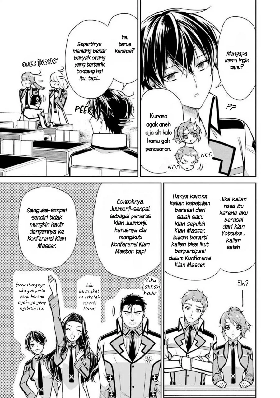 Mahouka Koukou no Rettousei Shizoku Kaigi-hen Chapter 9 Gambar 17