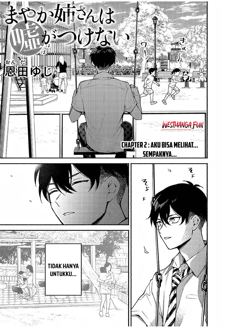 Manga Mayaka-neesan wa Uso ga Tsukenai Chapter 2 gambar 2