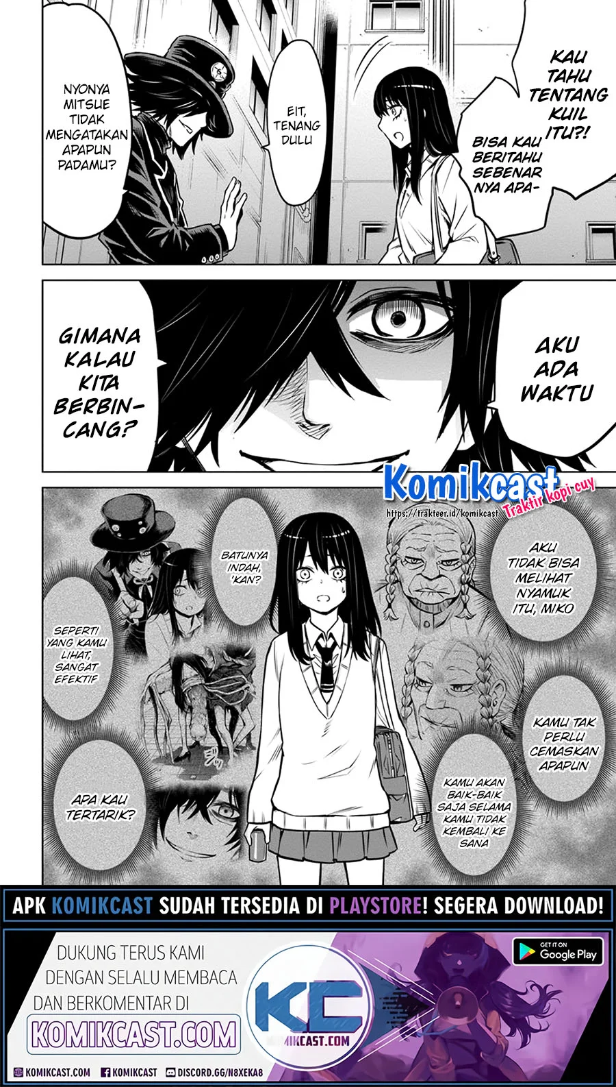 Mieruko-chan Chapter 33 Gambar 13