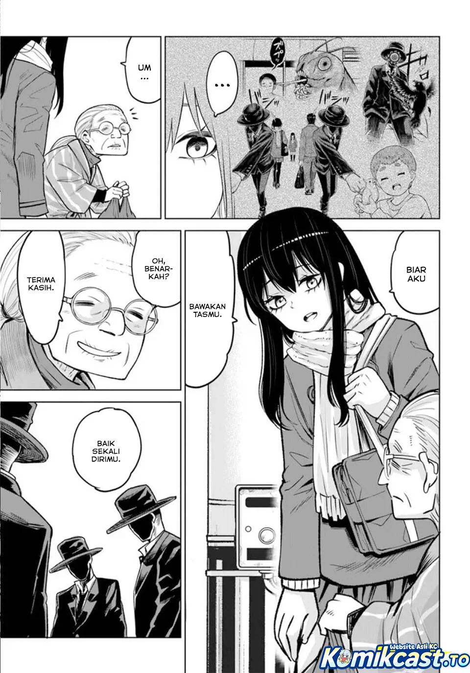 Mieruko-chan Chapter 68 Gambar 21