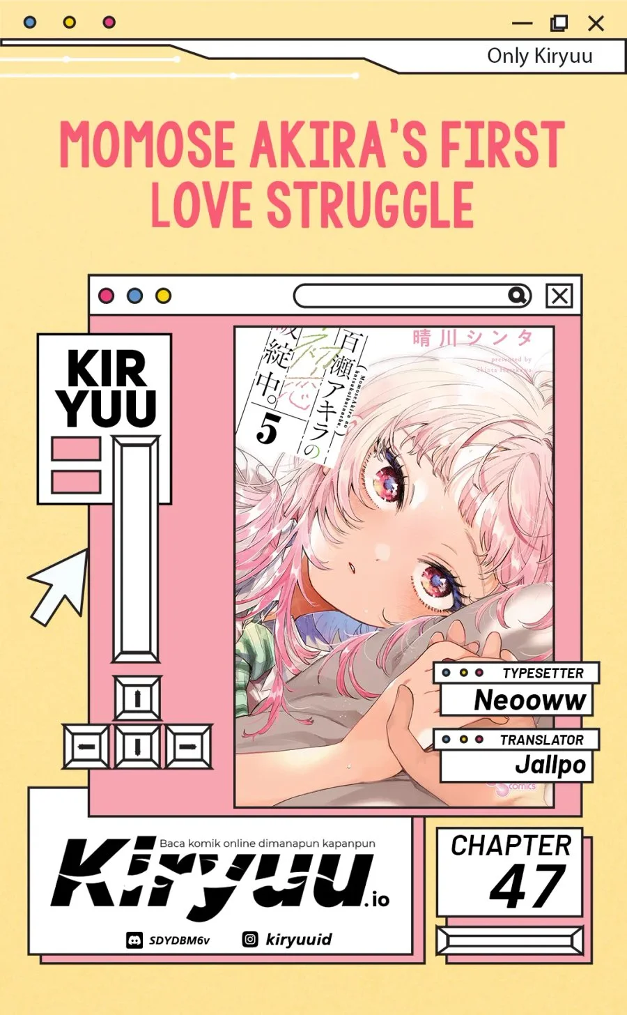 Komik Momose Akira no Hatsukoi Hatan-chuu. Chapter 47 gambar 1