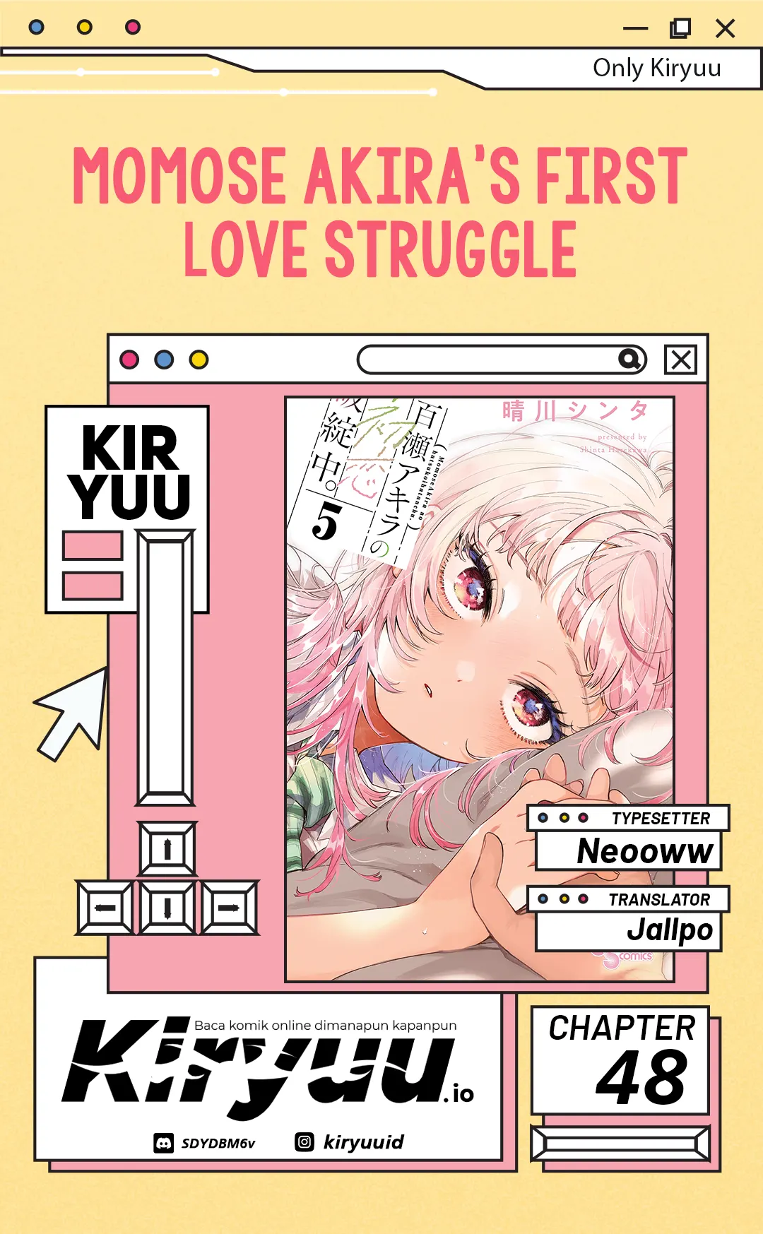 Komik Momose Akira no Hatsukoi Hatan-chuu. Chapter 48 gambar 1