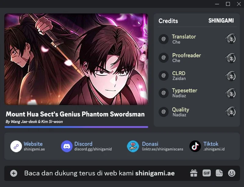 Komik Mount Hua Sect’s Genius Phantom Swordsman Chapter 57 gambar 1