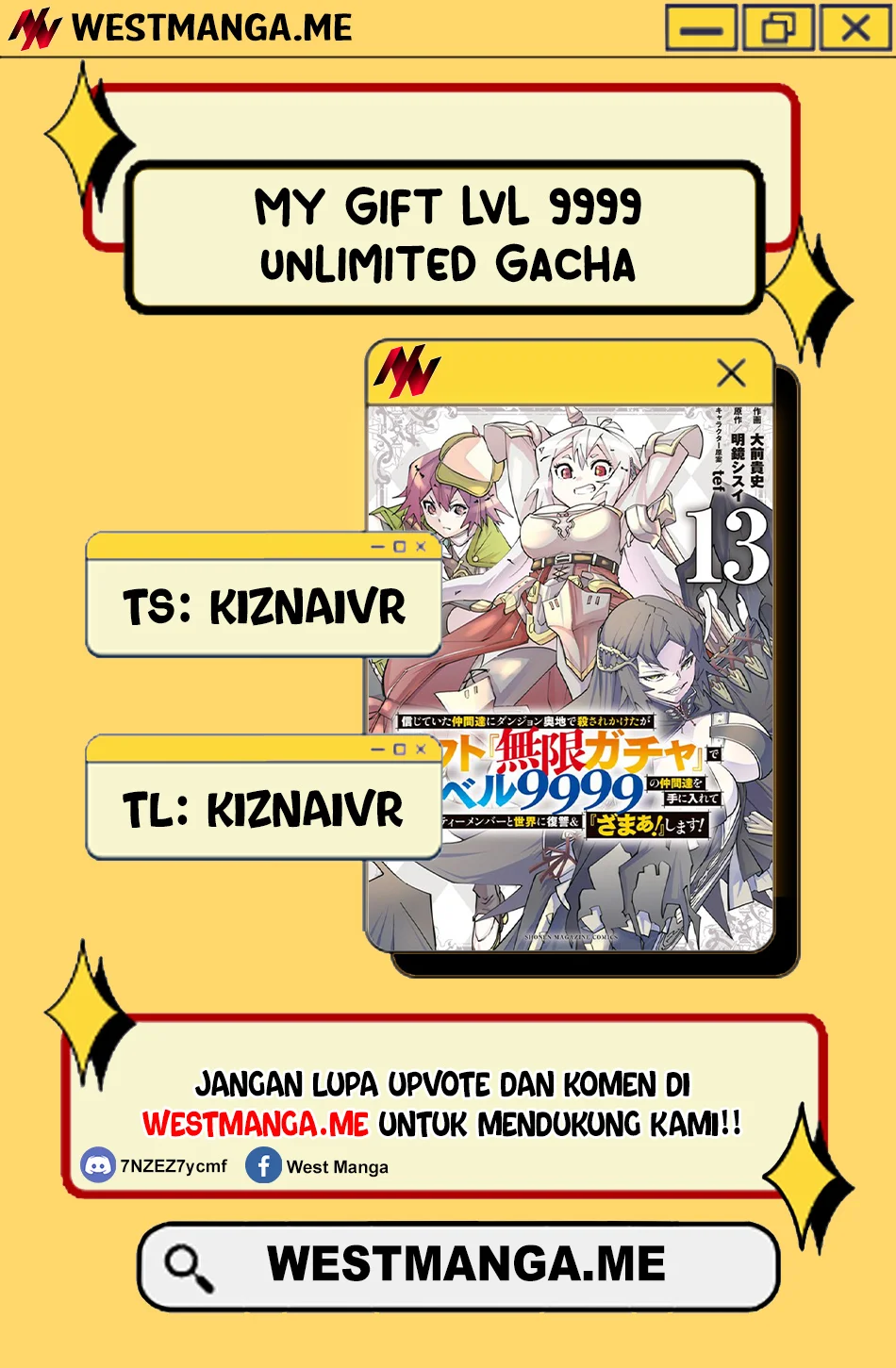 Komik My Gift LVL 9999 Unlimited Gacha Chapter 191 gambar 1