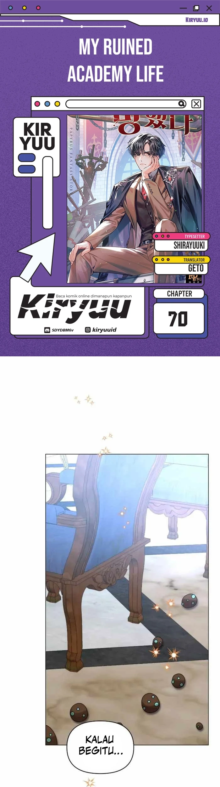 Komik My Ruined Academy Life Chapter 70 gambar 1