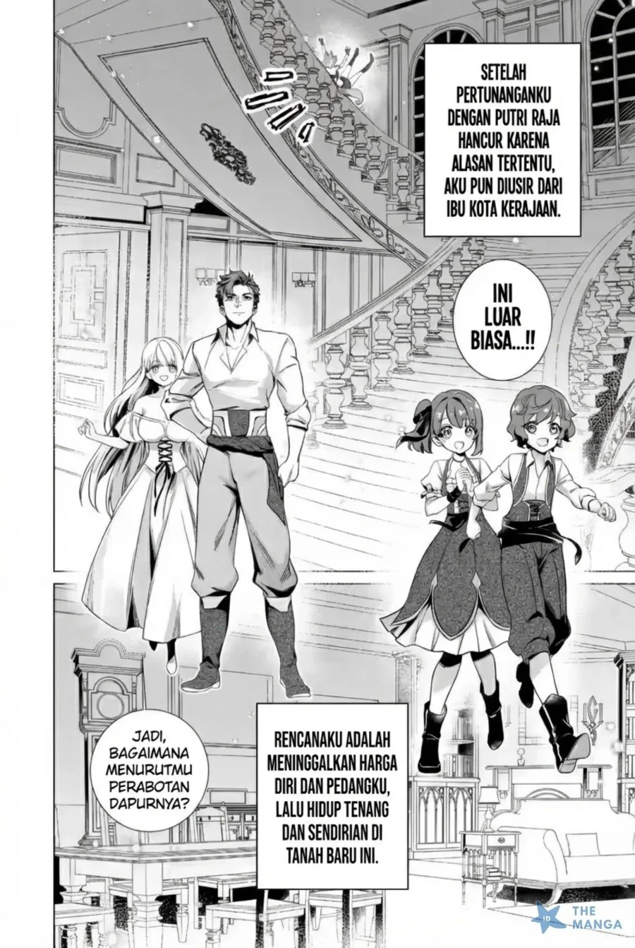 Netorare Tsuihousareta Saikyou Kishi Danchou No Ossan, Katainaka De Eiyuu Ni Matsuriagerareru Chapter 6.1 Gambar 7