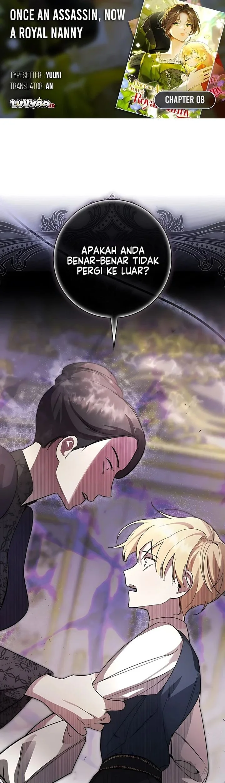 Komik Once an Assassin, Now a Royal Nanny Chapter 8 gambar 1