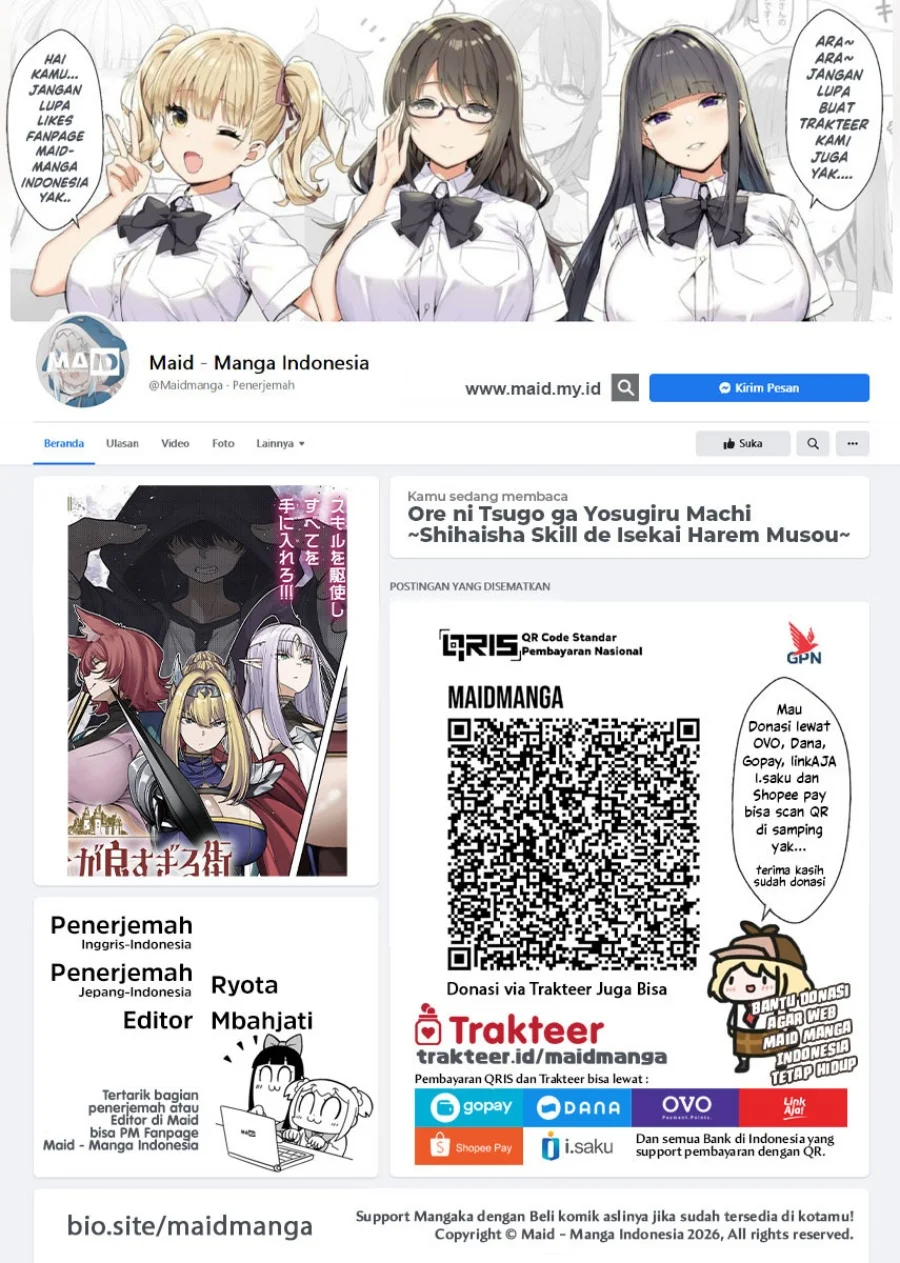 Manga Ore ni Tsugo ga Yosugiru Machi ~Shihaisha Skill de Isekai Harem Musou~ Chapter 2 gambar 2