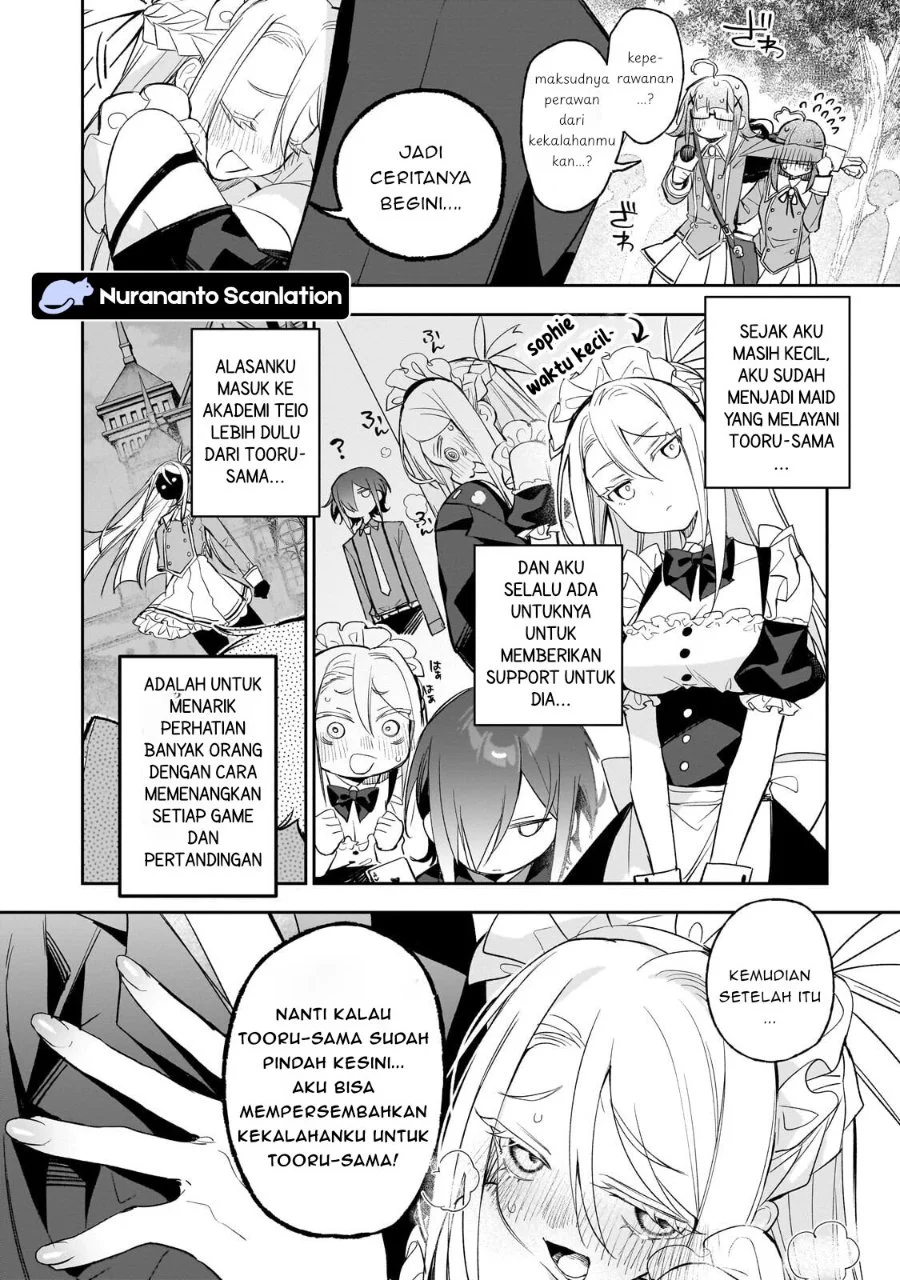 Ore wa Gakuen Zunou Battle no Ensyutsuka!: Jishou Mob ga Kage kara Egaku Saikyou Shujinkou Musou Scenario Chapter 4.1 Gambar 9