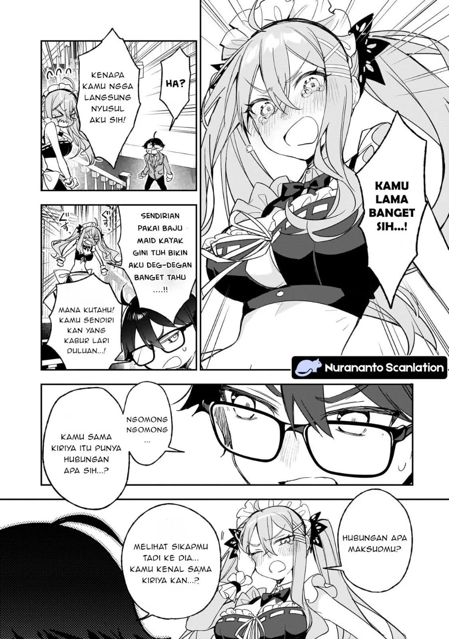 Manga Ore wa Gakuen Zunou Battle no Ensyutsuka!: Jishou Mob ga Kage kara Egaku Saikyou Shujinkou Musou Scenario Chapter 4.3 gambar 2