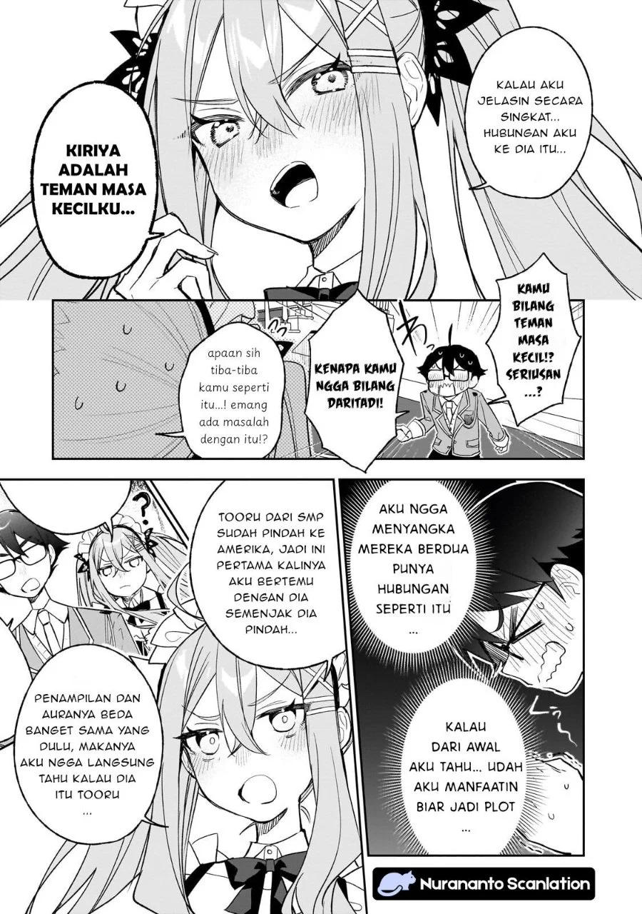 Ore wa Gakuen Zunou Battle no Ensyutsuka!: Jishou Mob ga Kage kara Egaku Saikyou Shujinkou Musou Scenario Chapter 4.3 Gambar 3