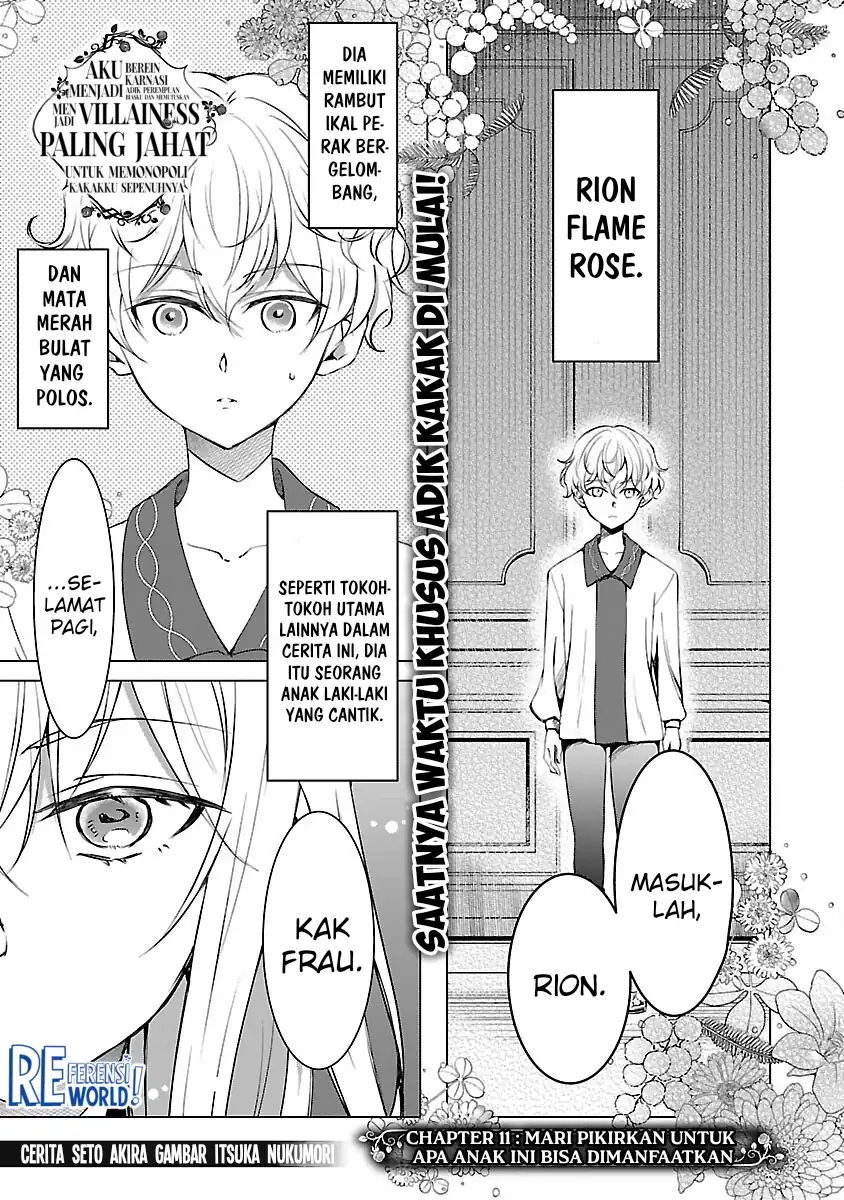 Oshi No Imouto Ni Tensei Shite Shimatta No De, Saikyou No Akujo Ni Natte Onii-sama Wo Dokusen Suru Koto Ni Itashimasu Chapter 11 Gambar 3