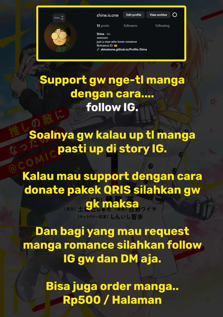 Oshi no Teki ni Natta node Chapter 1 Gambar 53