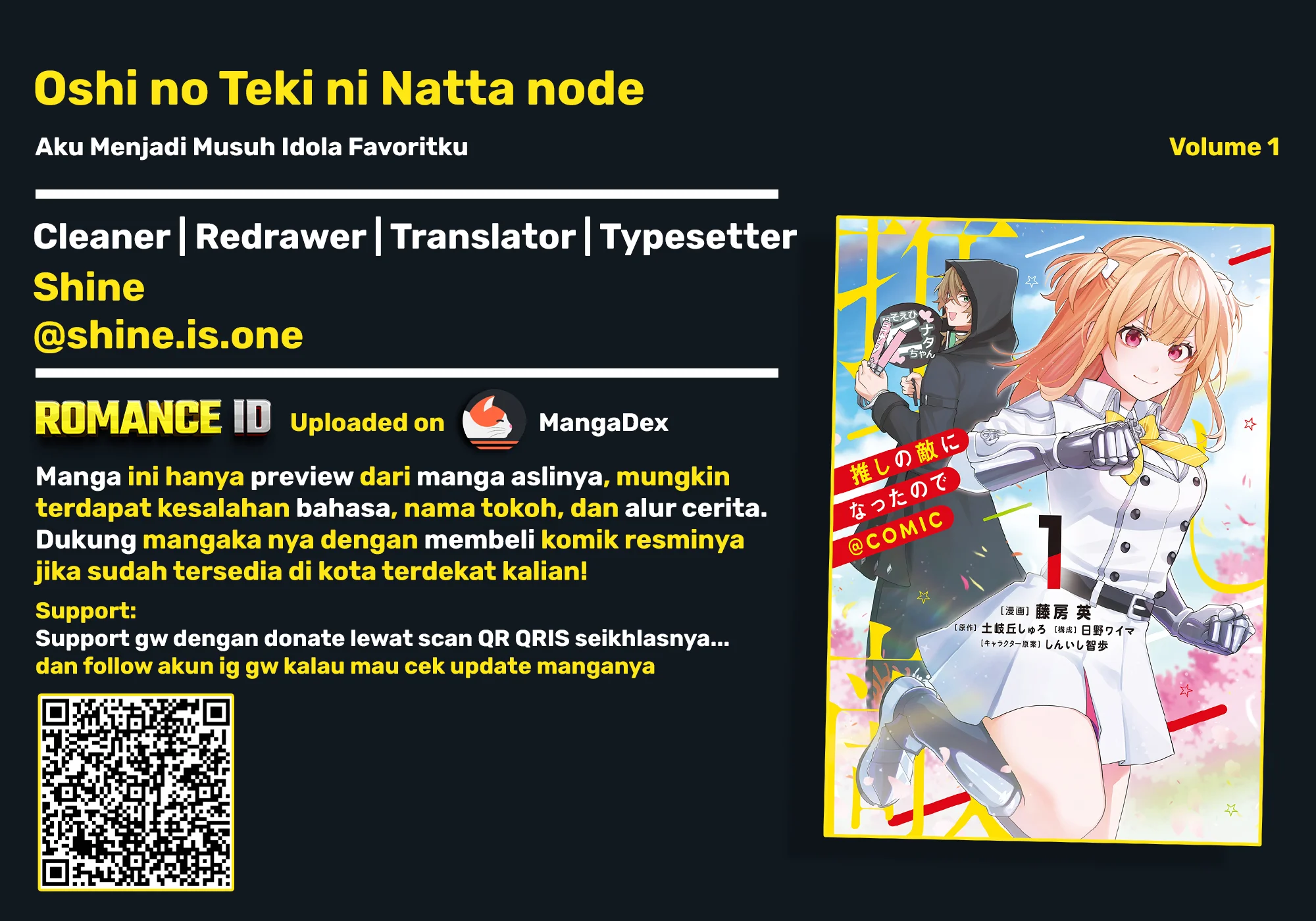 Komik Oshi no Teki ni Natta node Chapter 10 gambar 1
