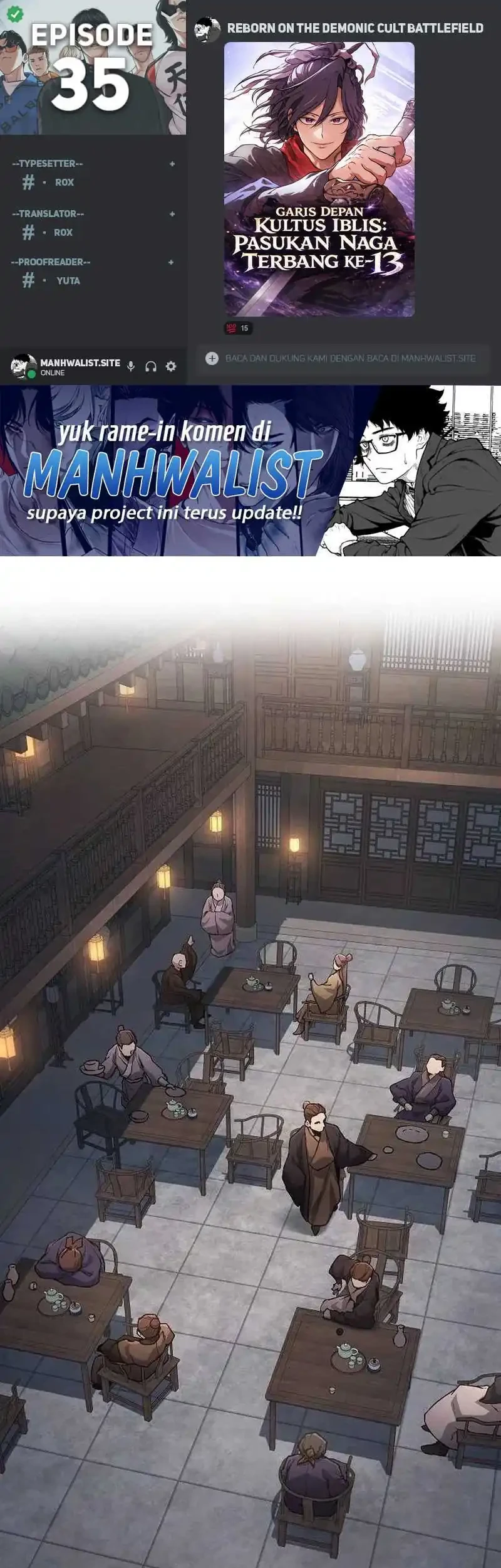 Komik Reborn on the Demonic Cult Battlefield Chapter 35 gambar 1